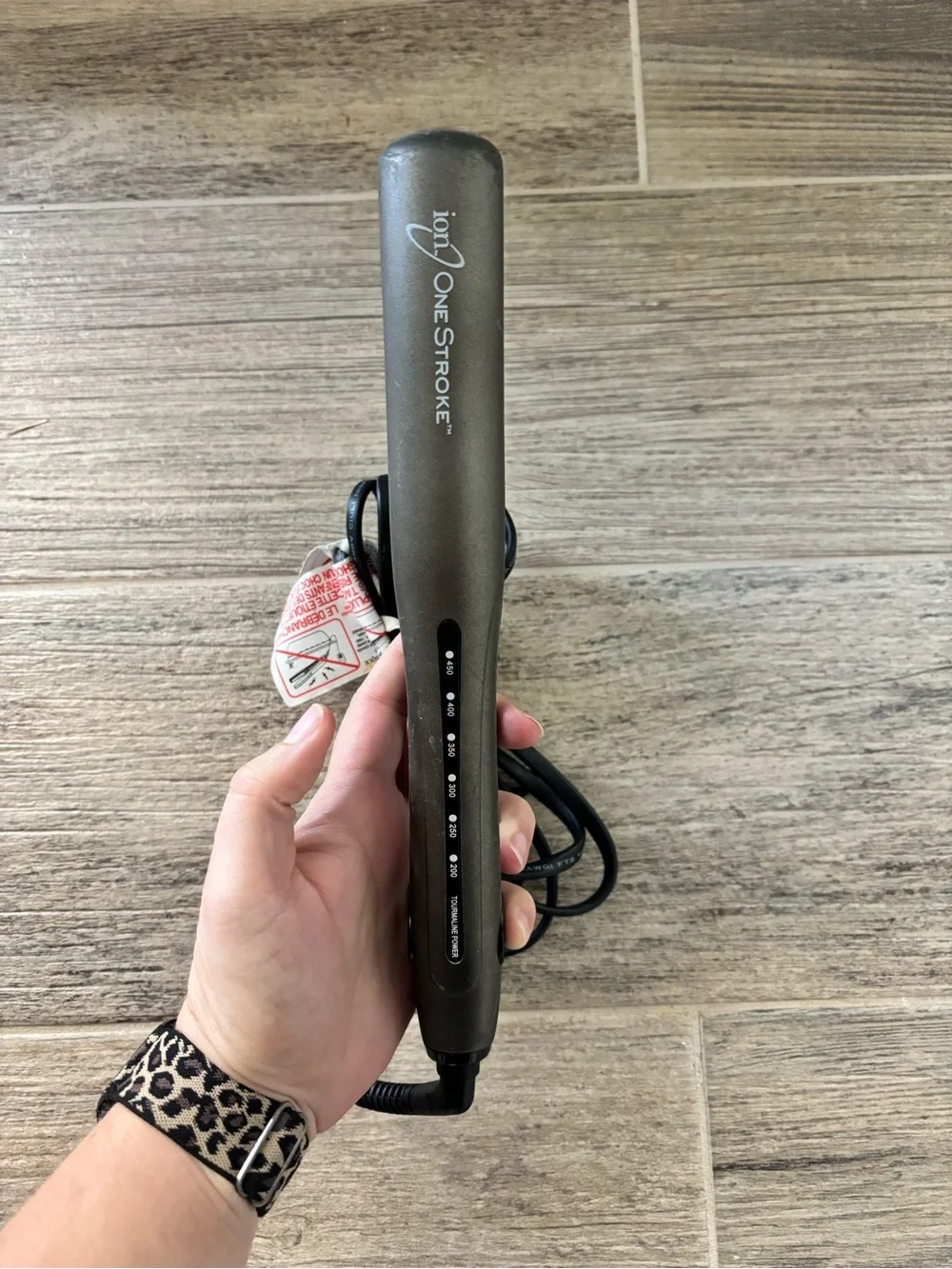 ION One Stroke Volumizing Iron 1 Inch Hair Straightener